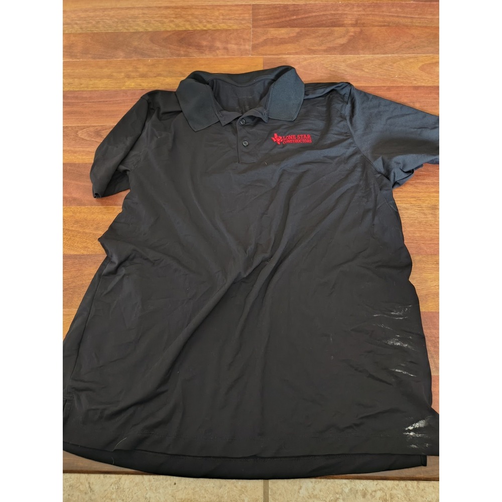 Work Worn Lone Star Construction 2XL Polo Black